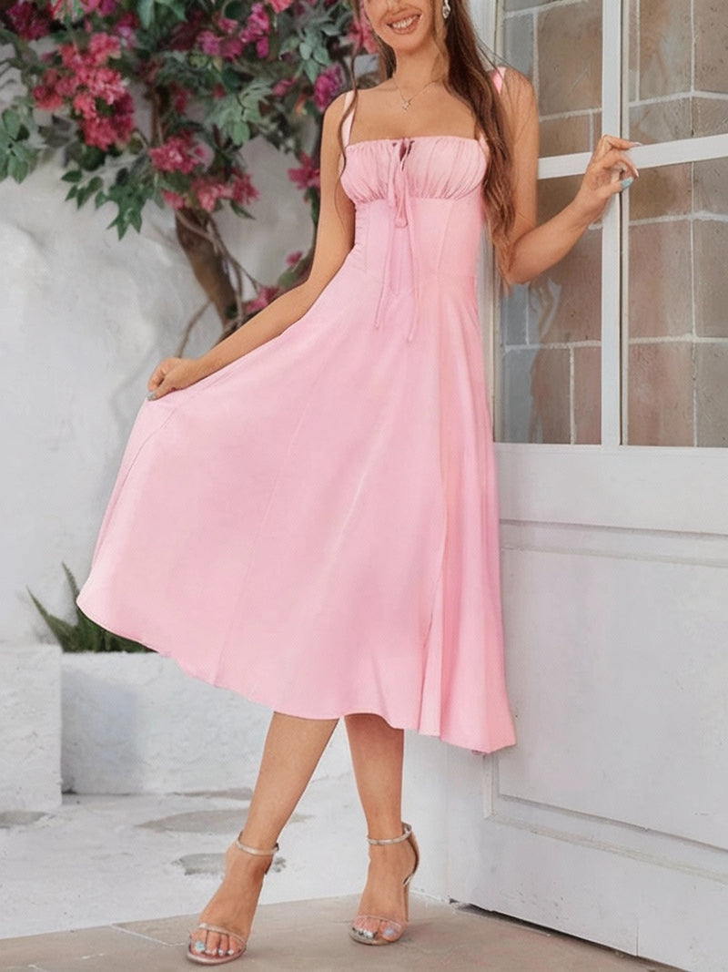 Vestido Midi Rosé
