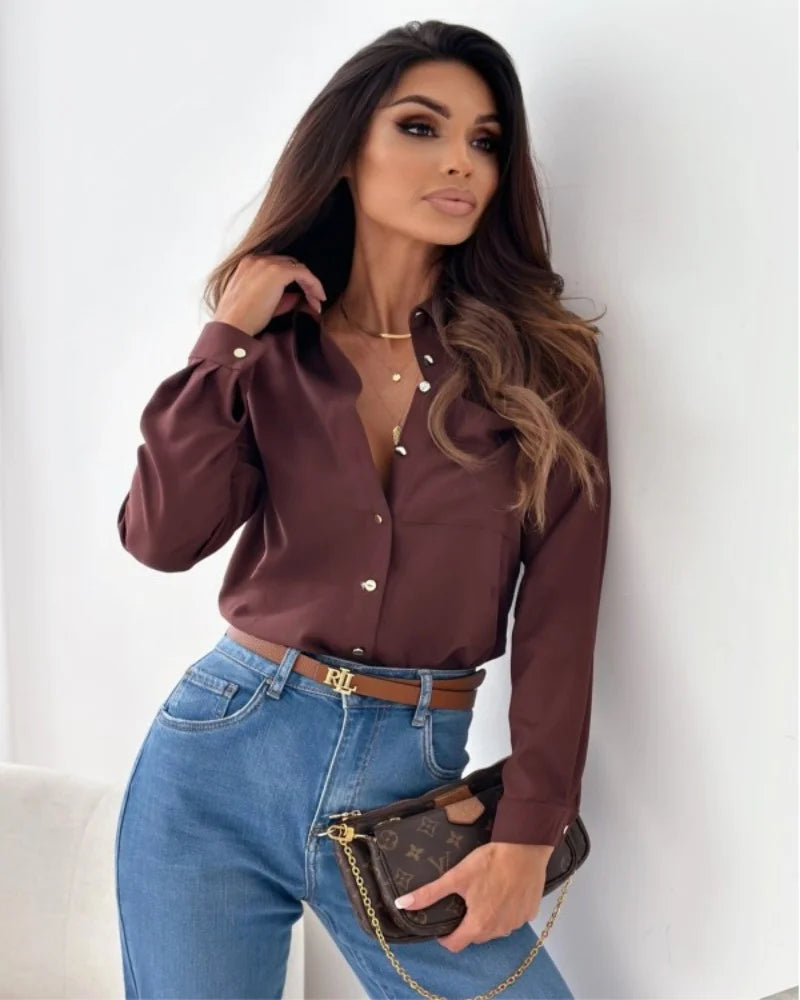 Camisa Feminina Clássica Noelle